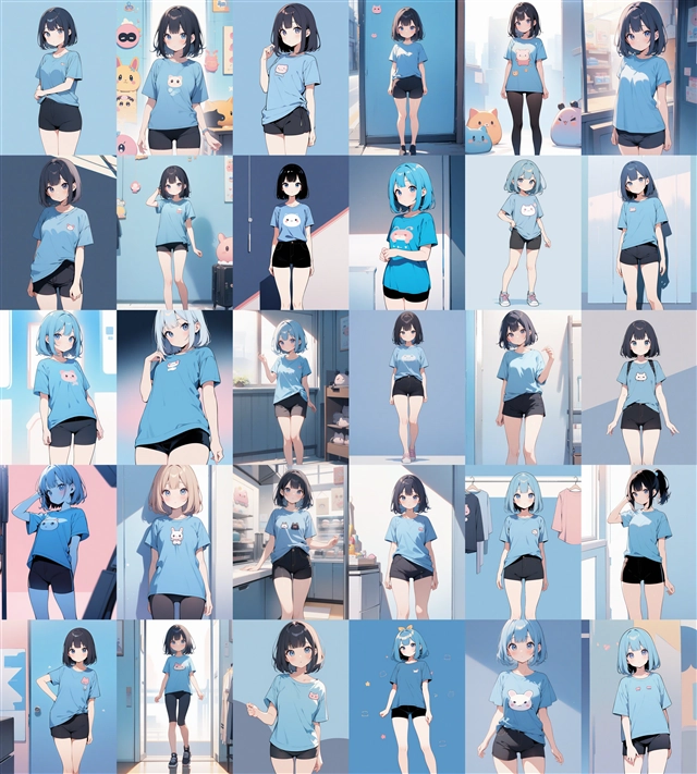 アニメ / イラスト系 モデルの違いによる出力イメージの比較 (SDXL 旧バージョンモデル):画像192