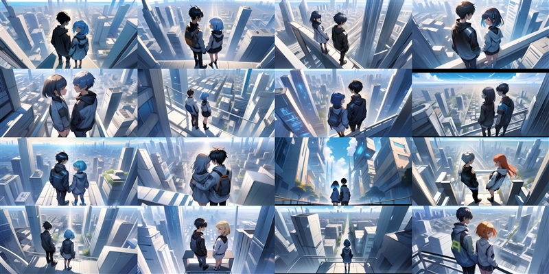 アニメ / イラスト系 モデルの違いによる出力イメージの比較 (SDXL 旧バージョンモデル):画像53
