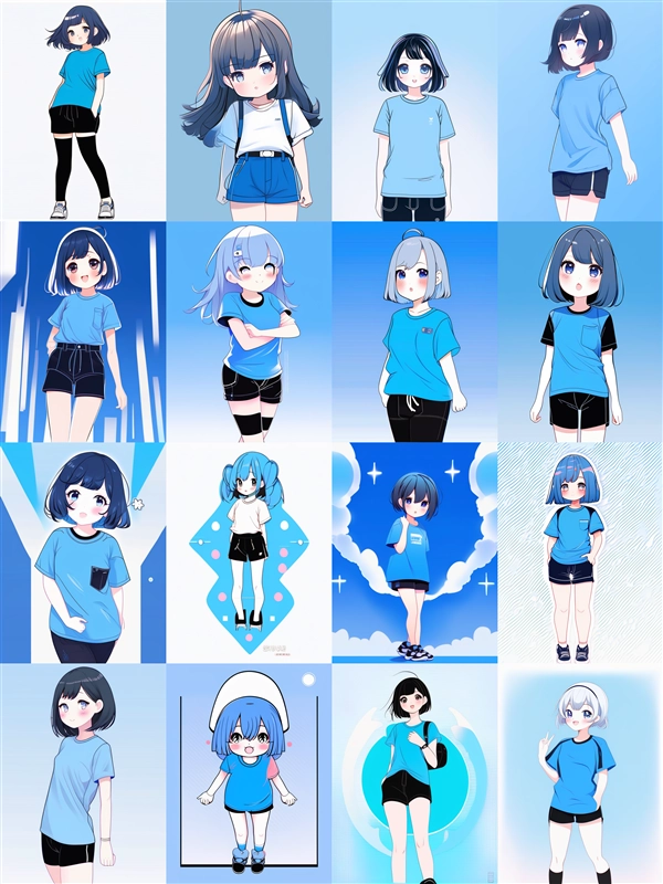 アニメ / イラスト系 モデルの違いによる出力イメージの比較 (SDXL 旧バージョンモデル):画像8