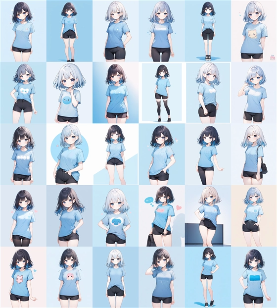 アニメ / イラスト系 モデルの違いによる出力イメージの比較 (SDXL):画像19