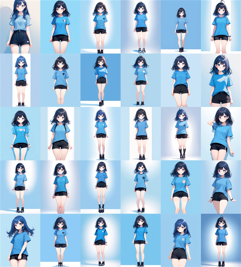 アニメ / イラスト系 モデルの違いによる出力イメージの比較 (SDXL 旧バージョンモデル):画像72