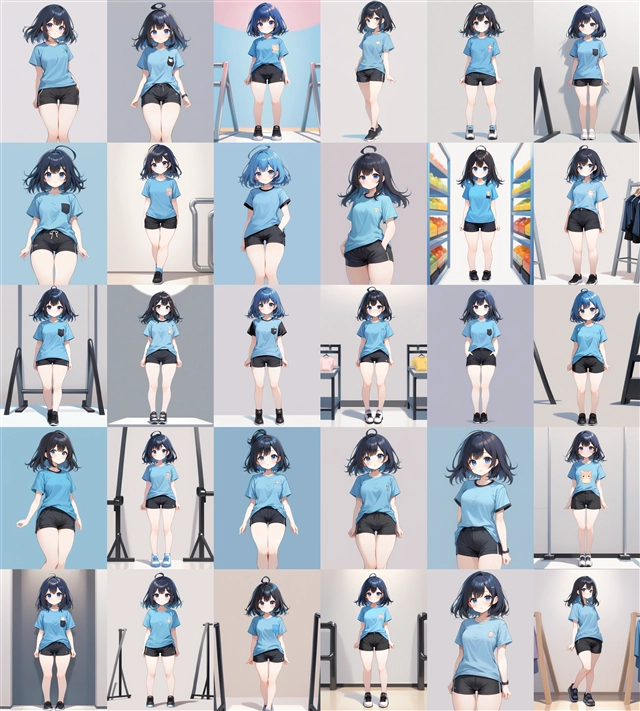 アニメ / イラスト系 モデルの違いによる出力イメージの比較 (SDXL 旧バージョンモデル):画像68