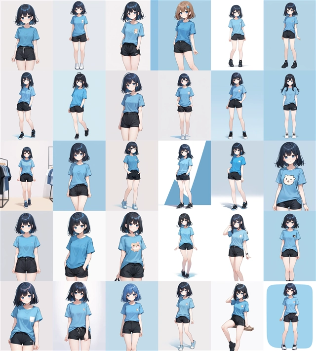 アニメ / イラスト系 モデルの違いによる出力イメージの比較 (SDXL 旧バージョンモデル):画像66