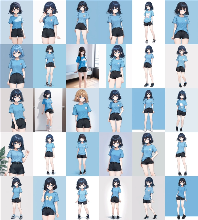 アニメ / イラスト系 モデルの違いによる出力イメージの比較 (SDXL 旧バージョンモデル):画像64