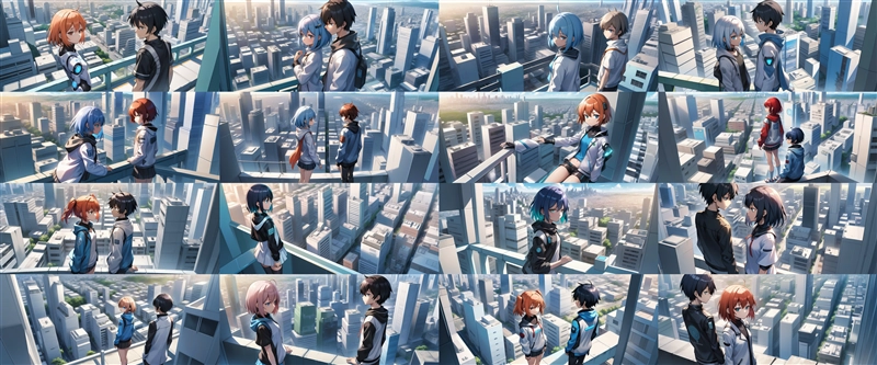 アニメ / イラスト系 モデルの違いによる出力イメージの比較 (SDXL 旧バージョンモデル):画像65