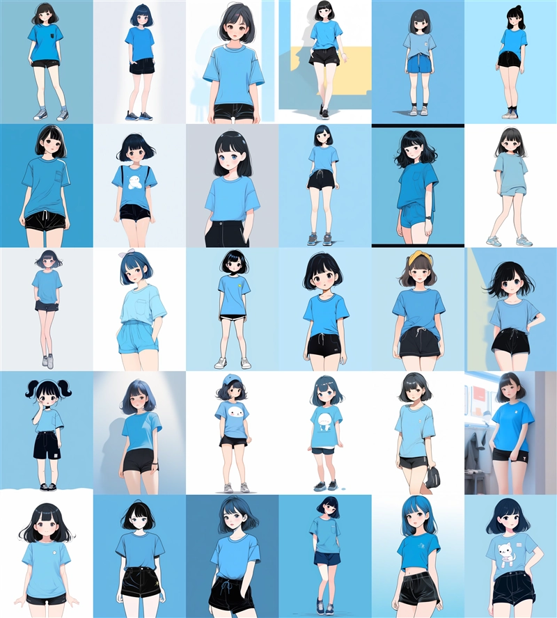 アニメ / イラスト系 モデルの違いによる出力イメージの比較 (SDXL 旧バージョンモデル):画像91