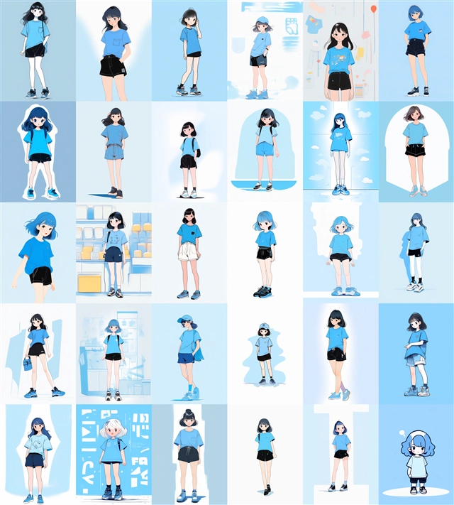 アニメ / イラスト系 モデルの違いによる出力イメージの比較 (SDXL 旧バージョンモデル):画像89