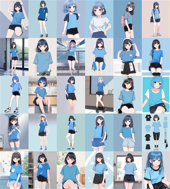 アニメ / イラスト系 モデルの違いによる出力イメージの比較 (SDXL):画像88