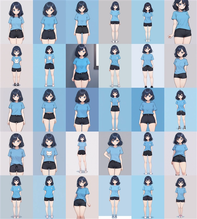 アニメ / イラスト系 モデルの違いによる出力イメージの比較 (SDXL 旧バージョンモデル):画像172