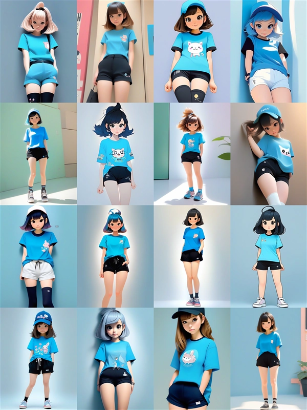 アニメ / イラスト系 モデルの違いによる出力イメージの比較 (SDXL 旧バージョンモデル):画像88
