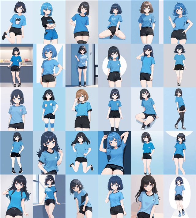 アニメ / イラスト系 モデルの違いによる出力イメージの比較 (SDXL 旧バージョンモデル):画像78