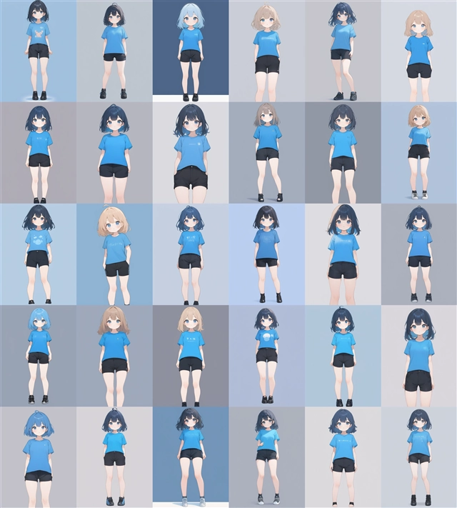 アニメ / イラスト系 モデルの違いによる出力イメージの比較 (SDXL 旧バージョンモデル):画像147