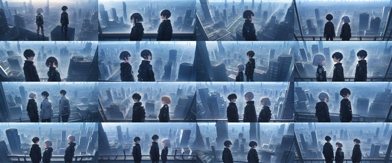 アニメ / イラスト系 モデルの違いによる出力イメージの比較 (SDXL 旧バージョンモデル):画像148
