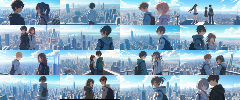 アニメ / イラスト系 モデルの違いによる出力イメージの比較 (SDXL 旧バージョンモデル):画像213
