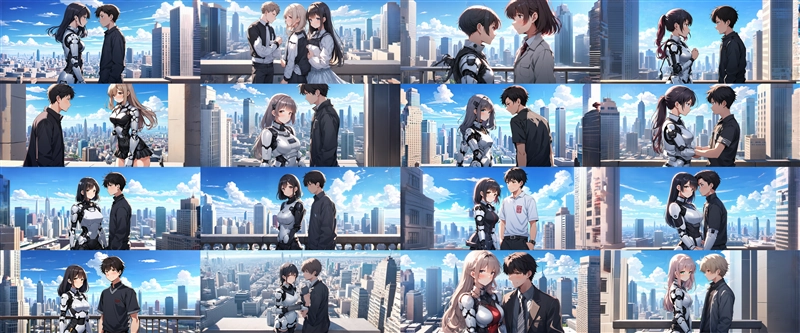 アニメ / イラスト系 モデルの違いによる出力イメージの比較 (SDXL 旧バージョンモデル):画像211