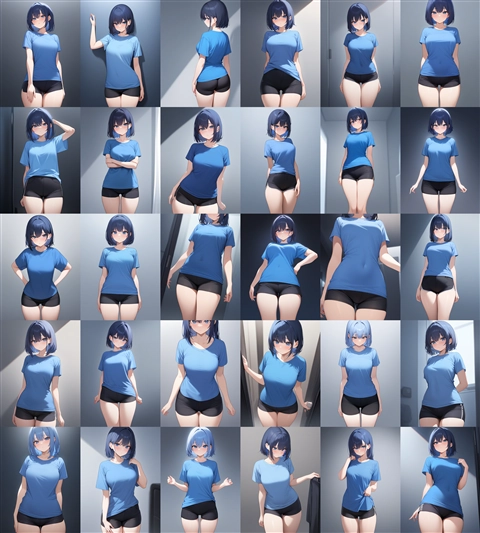 アニメ / イラスト系 モデルの違いによる出力イメージの比較 (SDXL):画像12