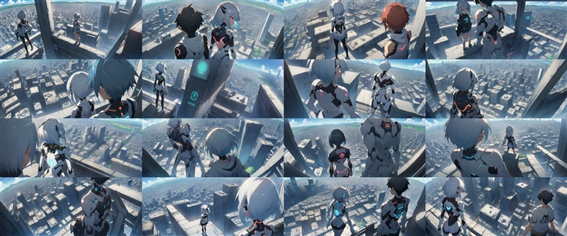 アニメ / イラスト系 モデルの違いによる出力イメージの比較 (SDXL 旧バージョンモデル):画像183