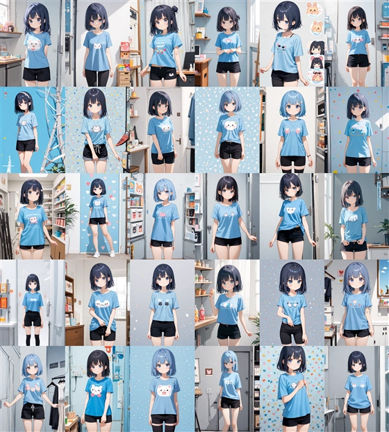 アニメ / イラスト系 モデルの違いによる出力イメージの比較 (SDXL):画像82