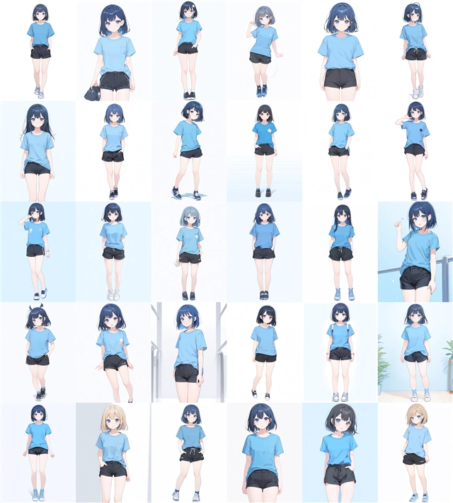 アニメ / イラスト系 モデルの違いによる出力イメージの比較 (SDXL 旧バージョンモデル):画像145