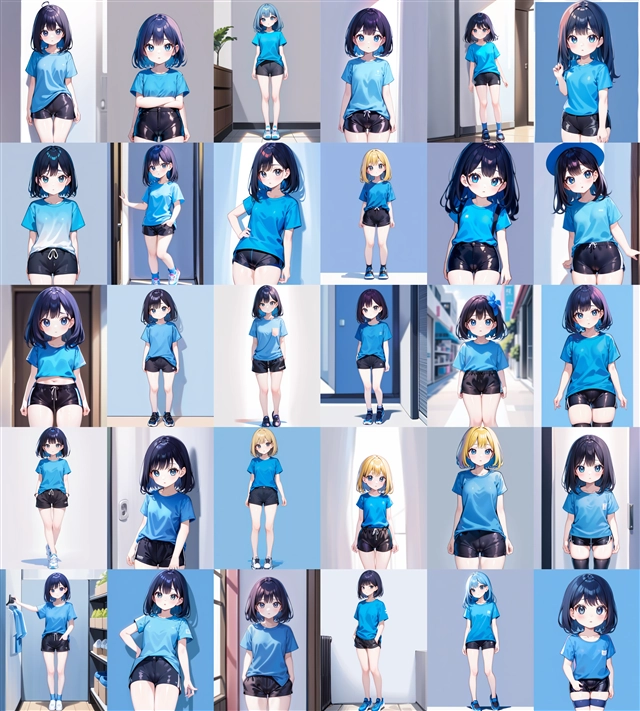 アニメ / イラスト系 モデルの違いによる出力イメージの比較 (SDXL 旧バージョンモデル):画像141