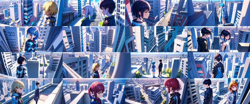 アニメ / イラスト系 モデルの違いによる出力イメージの比較 (SDXL 旧バージョンモデル):画像142