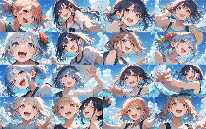 Prompt 2 - アニメ / イラスト系 モデルの違いによる出力イメージの比較 (SDXL Pony系):画像16