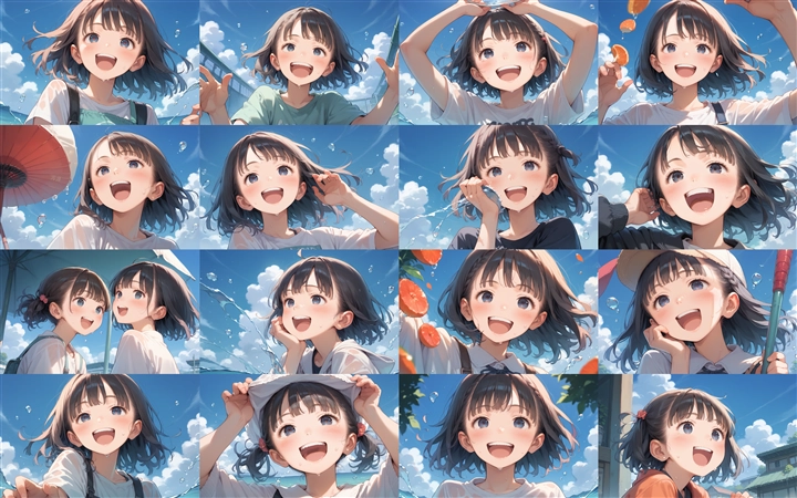 Prompt 2 - アニメ / イラスト系 モデルの違いによる出力イメージの比較 (SDXL Pony系):画像40