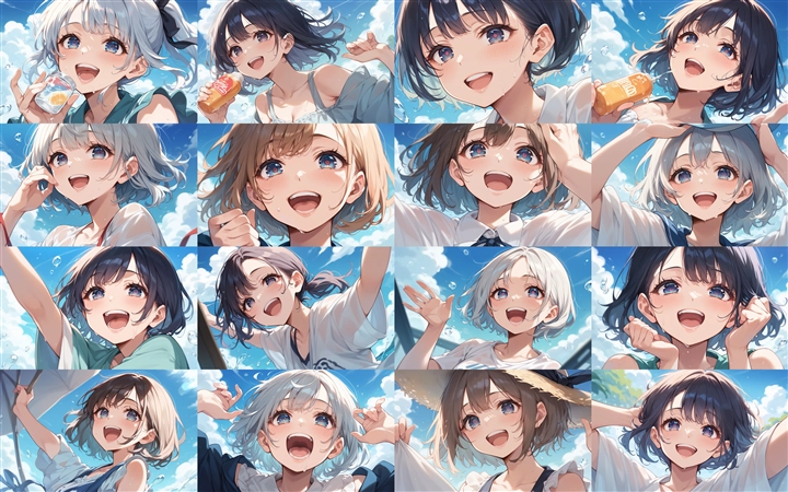 Prompt 2 - アニメ / イラスト系 モデルの違いによる出力イメージの比較 (SDXL Pony系):画像14