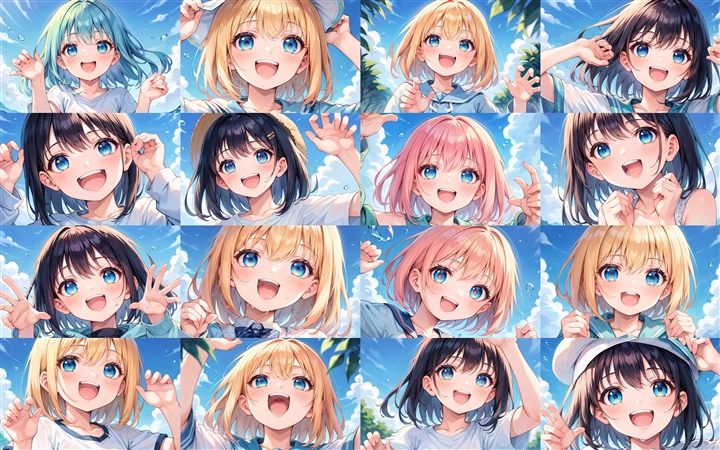 Prompt 2 - アニメ / イラスト系 モデルの違いによる出力イメージの比較 (SDXL Pony系):画像12
