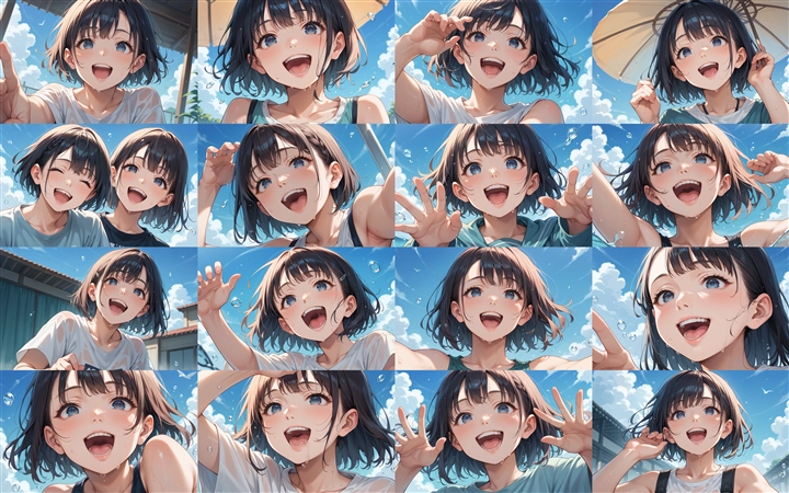 Prompt 2 - アニメ / イラスト系 モデルの違いによる出力イメージの比較 (SDXL Pony系):画像22