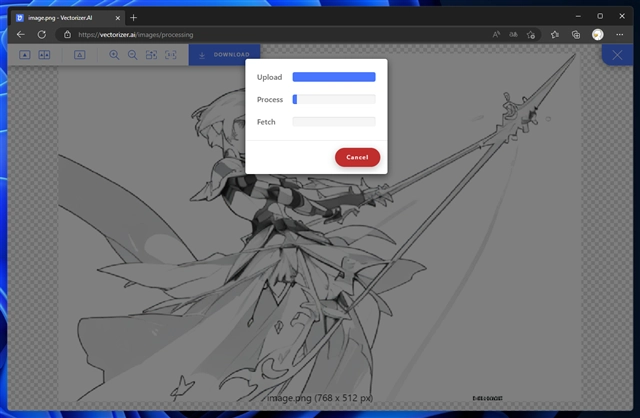vectorizer.ai を利用してラスタ画像をベクタ化する:画像15