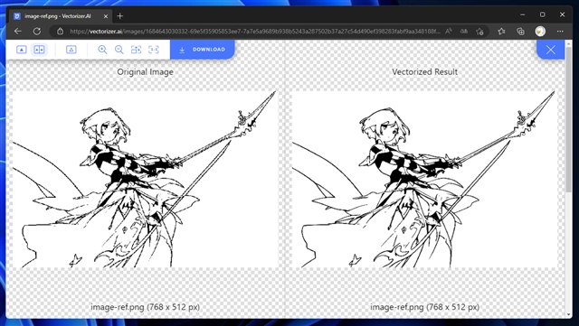 vectorizer.ai を利用してラスタ画像をベクタ化する:画像25