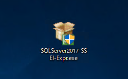 SQL Server 2017 Express エディション のインストール:画像2