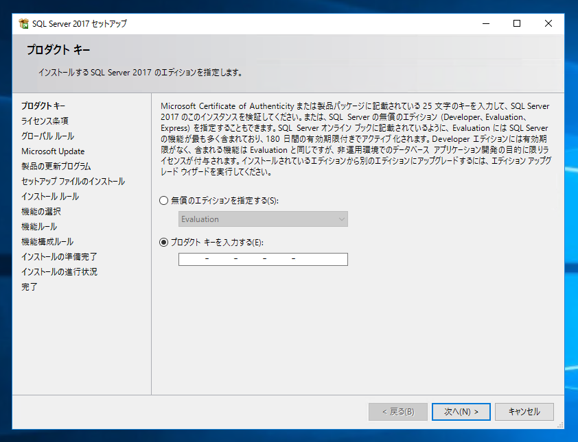 SQL Server をインストールする (SQL Server 2022 2017 2016 2014 2014 2008R2 のインストール、アップグレードインストール):画像95