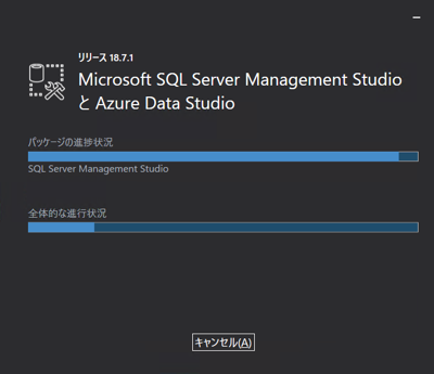SQL Server Management Studio 18.7 (Azure Data Studio) のインストール:画像5