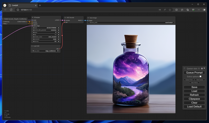 ComfyUI で Stable Cascade を利用する:画像16
