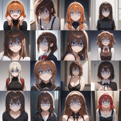 Prefect Illustrious v1.0 - 青ざめる表情のプロンプト、画像生成結果:画像4