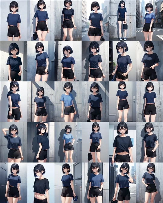 アニメ / イラスト系 モデルの違いによる出力イメージの比較 (Stable Diffusion 1.5 モデル):画像39
