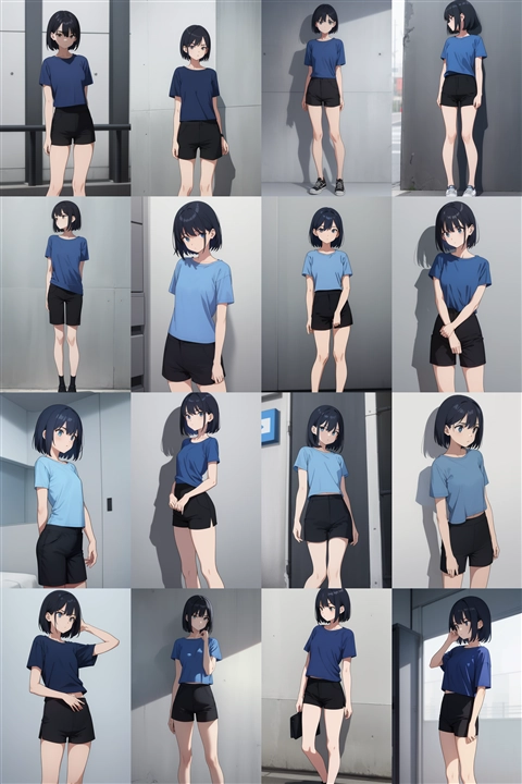 アニメ / イラスト系 モデルの違いによる出力イメージの比較 (旧バージョン or 古いモデル):画像162
