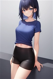アニメ / イラスト系 モデルの違いによる出力イメージの比較 (旧バージョン or 古いモデル):画像255