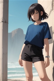 アニメ / イラスト系 モデルの違いによる出力イメージの比較 (旧バージョン or 古いモデル):画像56