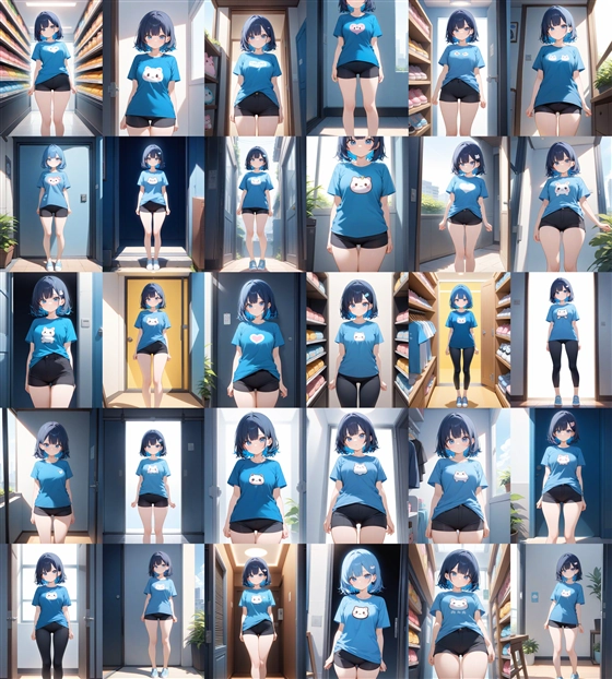 アニメ / イラスト系 モデルの違いによる出力イメージの比較 (SDXL):画像8