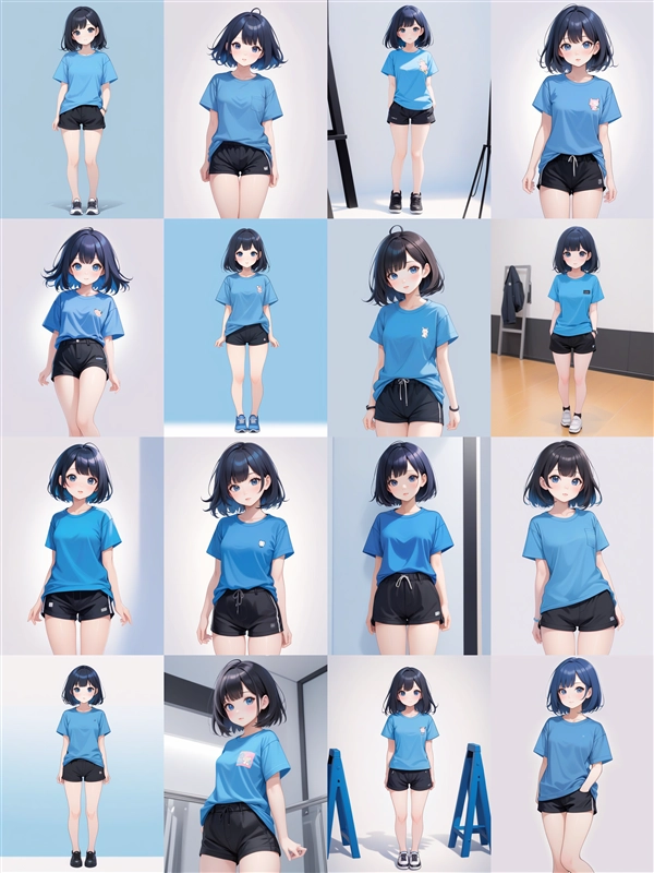 アニメ / イラスト系 モデルの違いによる出力イメージの比較 (SDXL 旧バージョンモデル):画像50