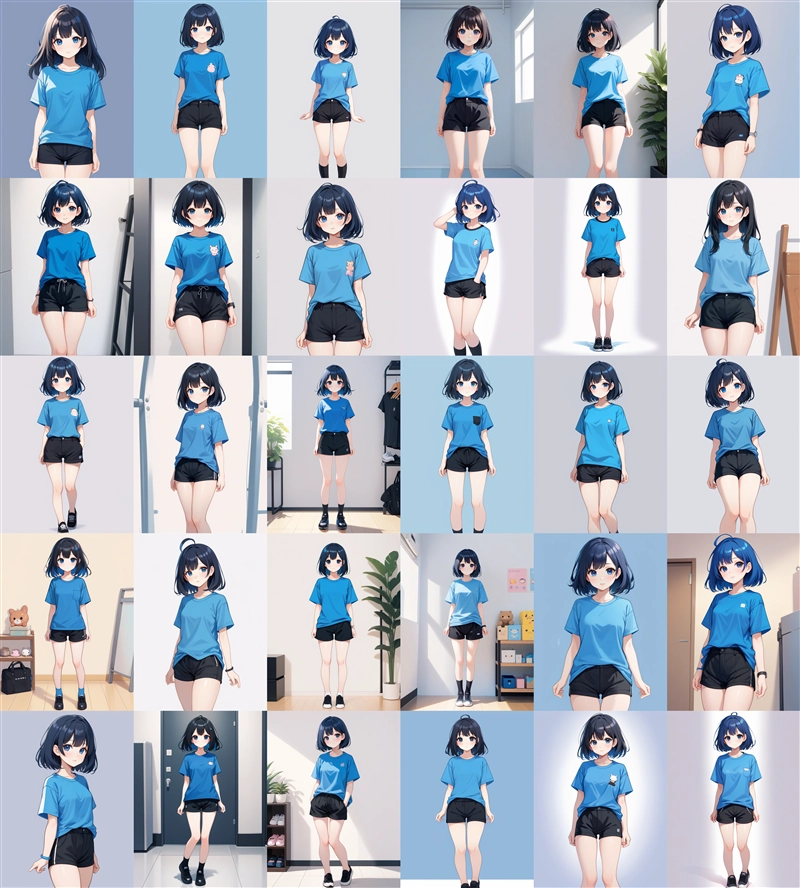 アニメ / イラスト系 モデルの違いによる出力イメージの比較 (SDXL 旧バージョンモデル):画像49