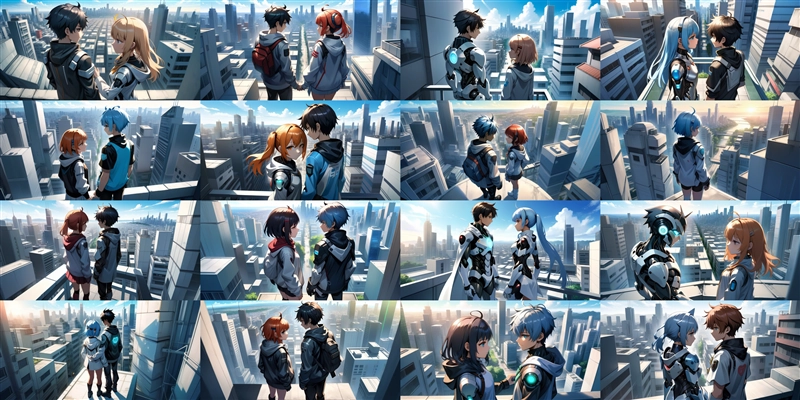 アニメ / イラスト系 モデルの違いによる出力イメージの比較 (SDXL 旧バージョンモデル):画像48
