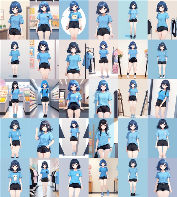 アニメ / イラスト系 モデルの違いによる出力イメージの比較 (SDXL 旧バージョンモデル):画像45