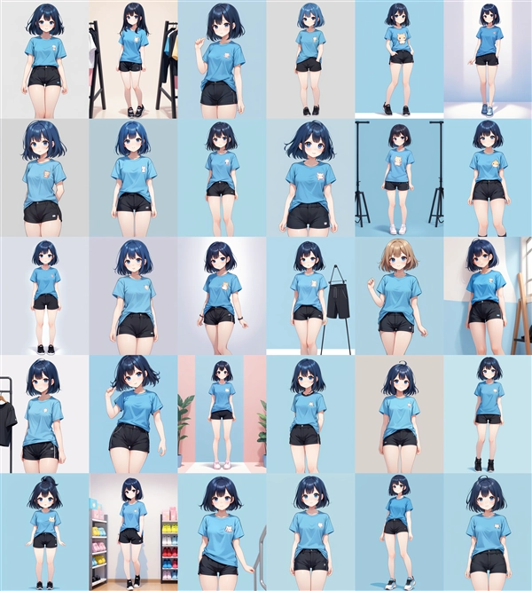 アニメ / イラスト系 モデルの違いによる出力イメージの比較 (SDXL 旧バージョンモデル):画像43