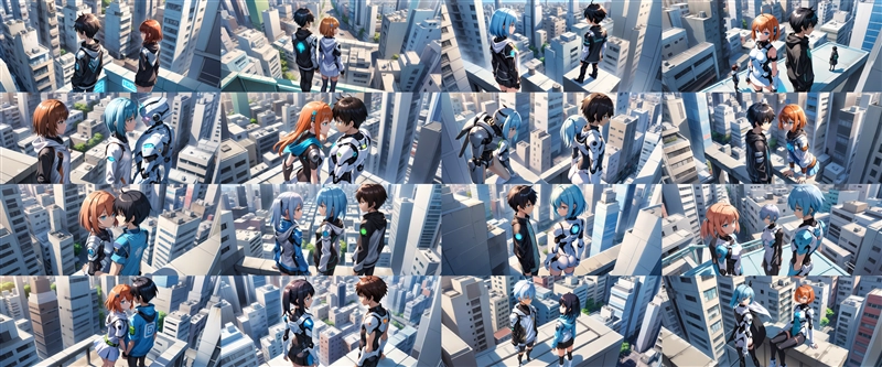 アニメ / イラスト系 モデルの違いによる出力イメージの比較 (SDXL 旧バージョンモデル):画像44