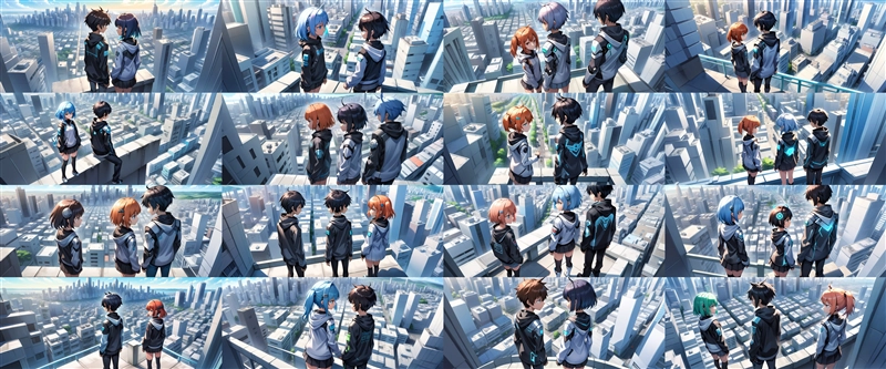 アニメ / イラスト系 モデルの違いによる出力イメージの比較 (SDXL 旧バージョンモデル):画像42
