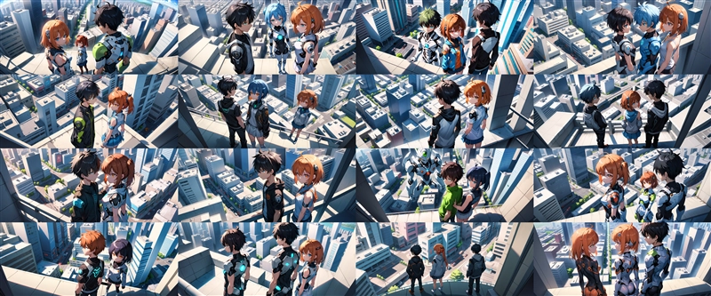 アニメ / イラスト系 モデルの違いによる出力イメージの比較 (SDXL 旧バージョンモデル):画像36